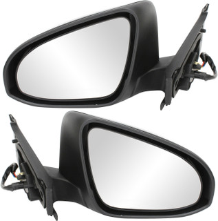 2012-2014 Toyota Yaris Hatchback Side View Door Mirror , Power Glass , Heated , Textured - Driver and Passenger Side