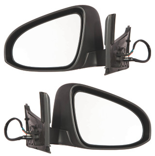 2015-2018 Toyota Yaris Hatchback Side View Door Mirror , Power Glass , Heated , Paintable - Driver and Passenger Side