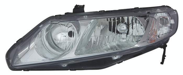 2007 Honda Civic Headlight Set Halogen Pair Driver and Passenger Side