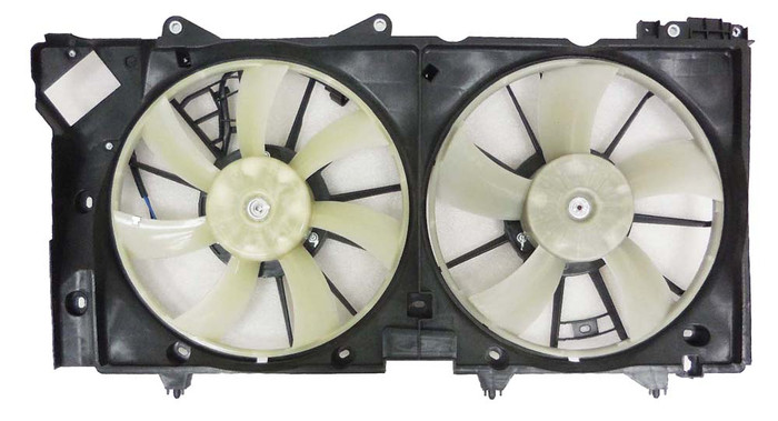 2015 Subaru Outback Dual Radiator and Condenser Fan Assembly 3.6L 6 Cylinder