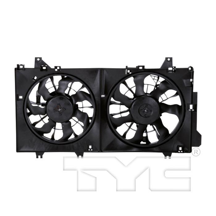 2018 Mazda 3 Dual Radiator and Condenser Fan Assembly