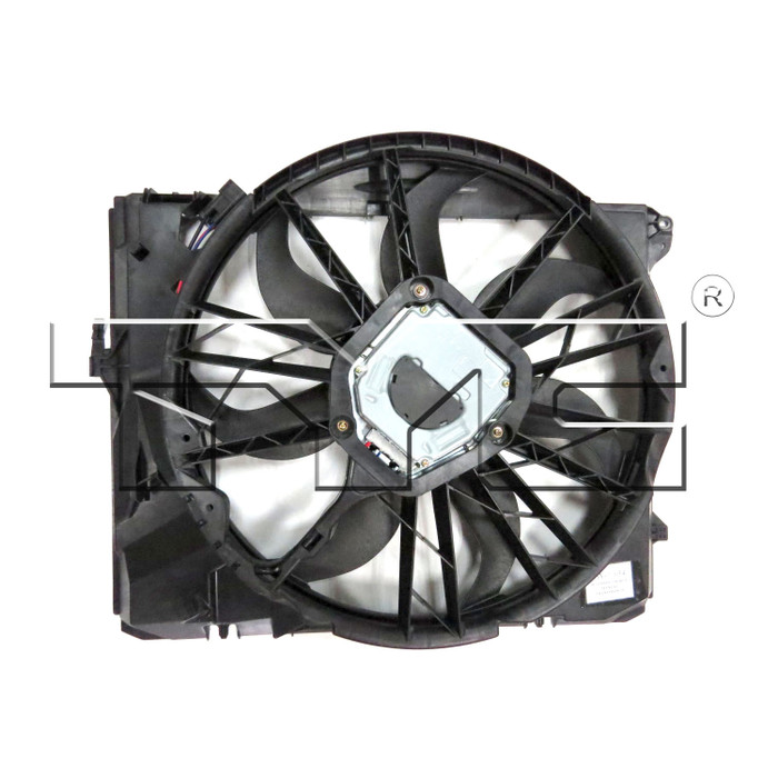 2007 BMW 330i Dual Radiator and Condenser Fan Assembly