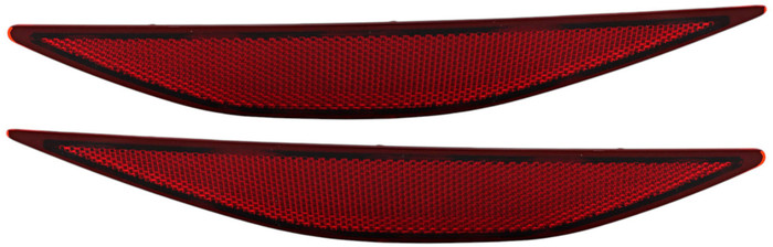 2017 Volkswagen Golf Rear Reflectors - Driver Left and Passenger Right Side
