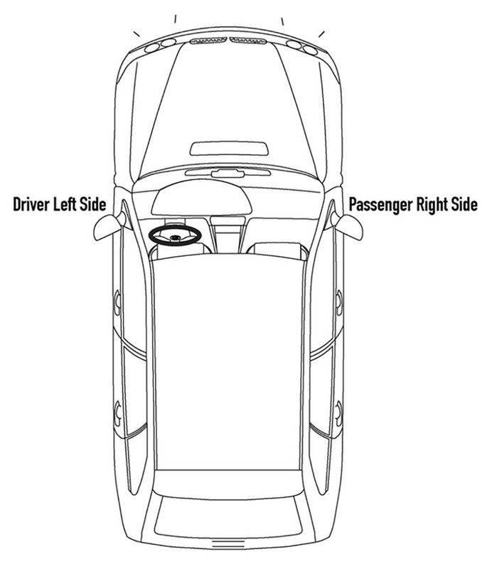2004 Cadillac CTS Side Markers - Driver Left and Passenger Right Side