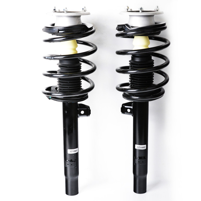 2001 BMW 325I Front Pair Complete Struts Spring Assembly