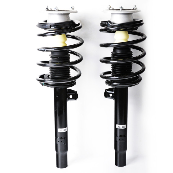 2005 BMW 325I Front Pair Complete Struts Spring Assembly