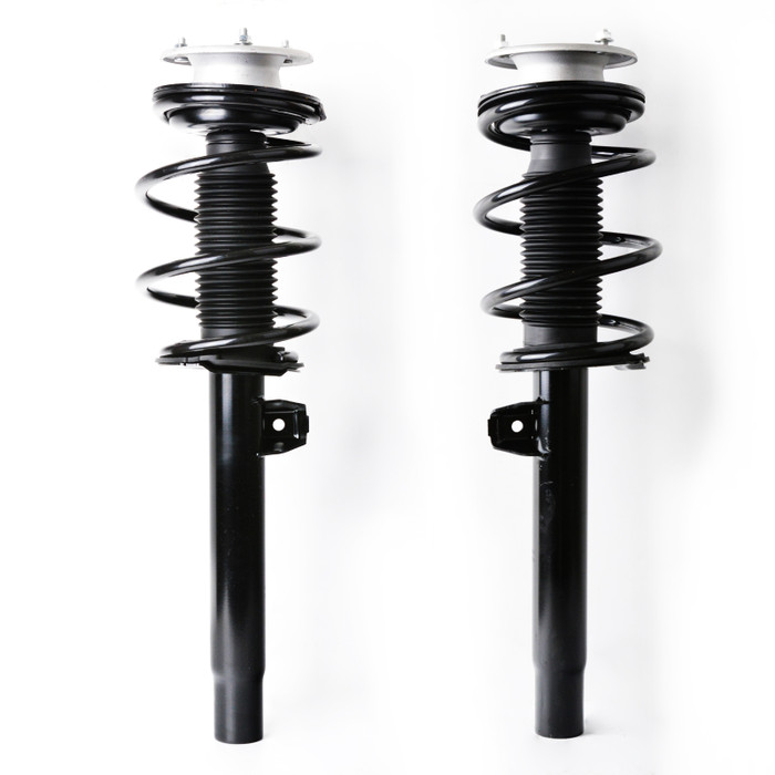 2004 BMW 3 Series Front Pair Complete Struts Spring Assembly
