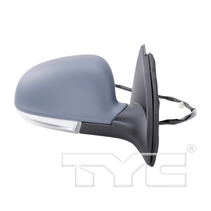2007 Volkswagen Jetta Side Door View Mirror Power Heated Signal Right Passenger Side