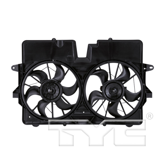 2006 Ford Escape Dual Radiator and Condenser Fan Assembly 3.0L 6 Cylinder
