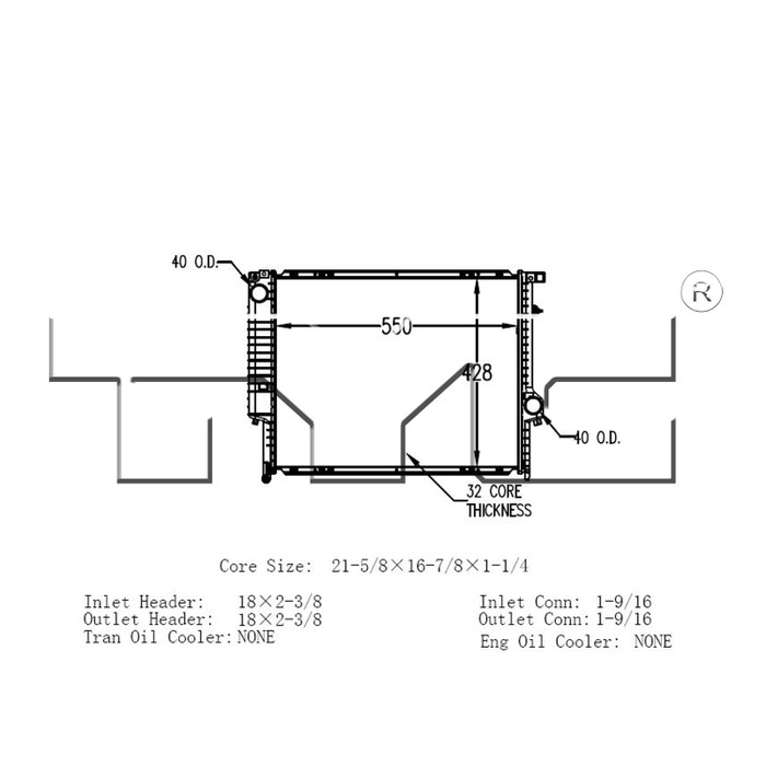 1998 BMW 328i Radiator