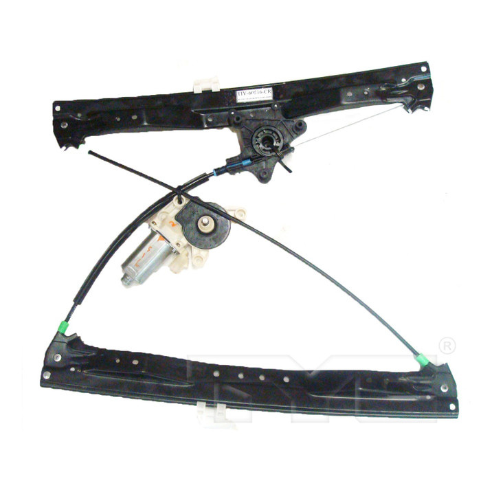 2002 GMC Sierra 3500 Power Window Motor and Regulator Assembly Rear Right
