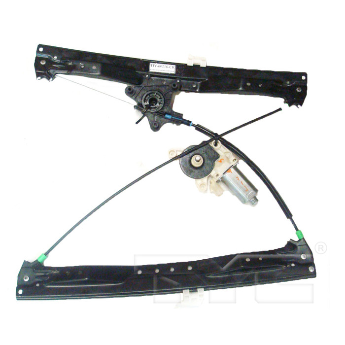 2001 GMC Sierra 3500 Power Window Motor and Regulator Assembly Rear Left