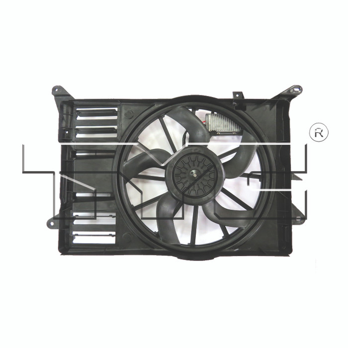 2013 Ford Edge Dual Radiator and Condenser Fan Assembly 2.0L 4 Cylinder