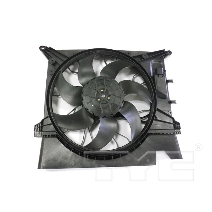 2005 Volvo XC90 Dual Radiator and Condenser Fan Assembly