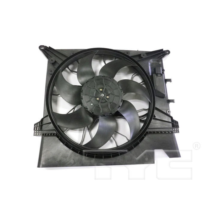 2008 Volvo XC90 Dual Radiator and Condenser Fan Assembly