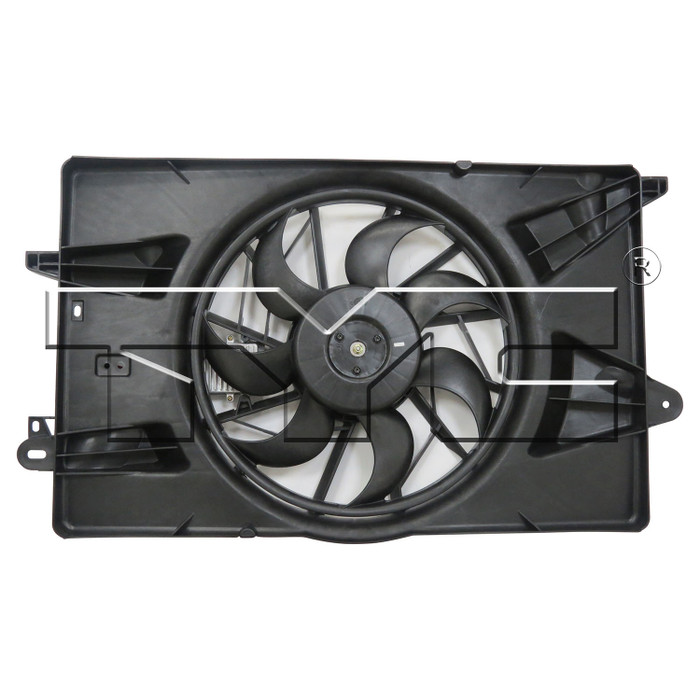 2016 Chrysler 200 Dual Radiator and Condenser Fan Assembly