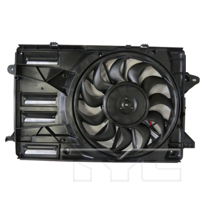 2018 Chevrolet Malibu Dual Radiator and Condenser Fan Assembly 2.0L 4 Cylinder