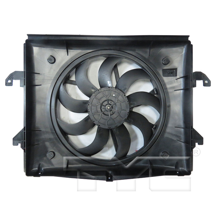 2016 Ram 1500 Dual Radiator and Condenser Fan Assembly 3.6L 6 Cylinder