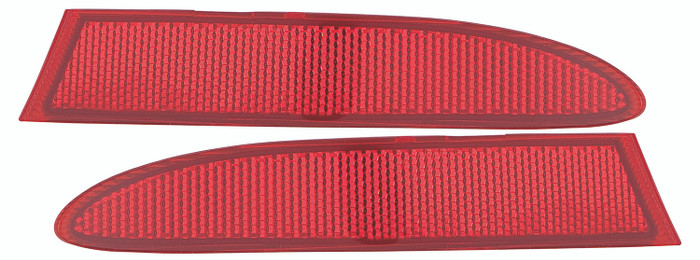 2012 BMW X3 Bumper Reflector Rear Pair Set Left Driver and Passenger Right Side