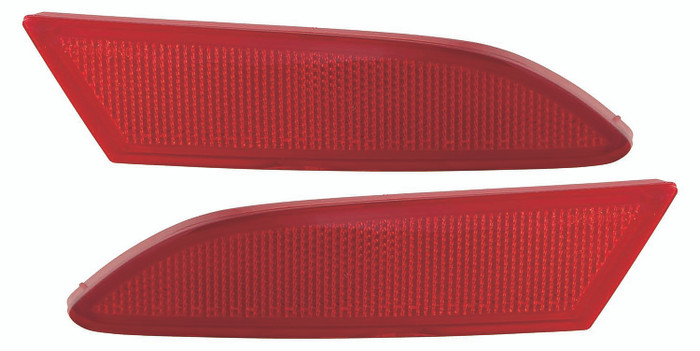 2012 Ford Focus Bumper Reflector Rear Pair Set Left Driver and Passenger Right Side