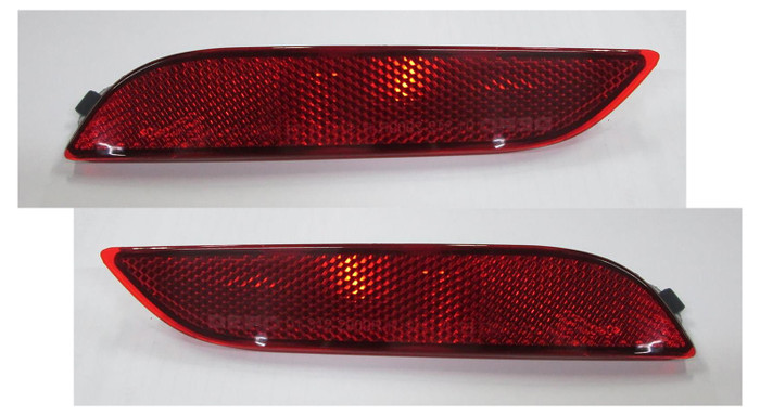 2018 Toyota Camry Bumper Reflector Rear Pair Set Left Driver and Passenger Right Side