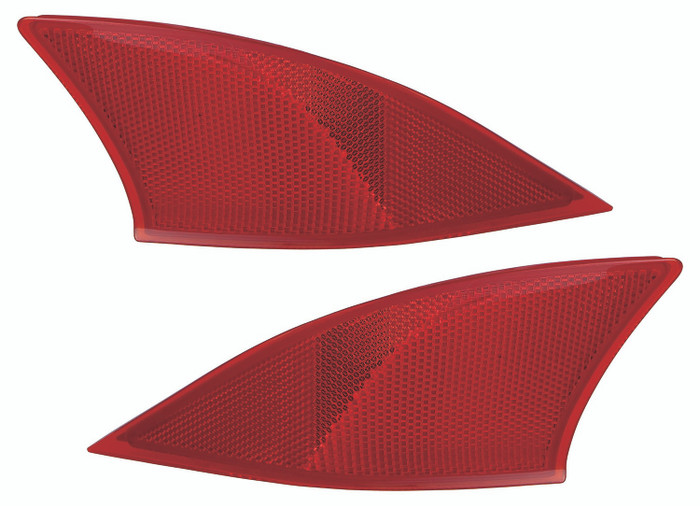 2016 Lexus IS200t Bumper Reflector Rear Pair Set Left Driver and Passenger Right Side