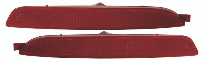 2011 Kia Sorento Bumper Reflector Rear Pair Set Left Driver and Passenger Right Side