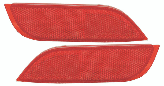 2009 Subaru Impreza Bumper Reflector Rear Pair Set Left Driver and Passenger Right Side