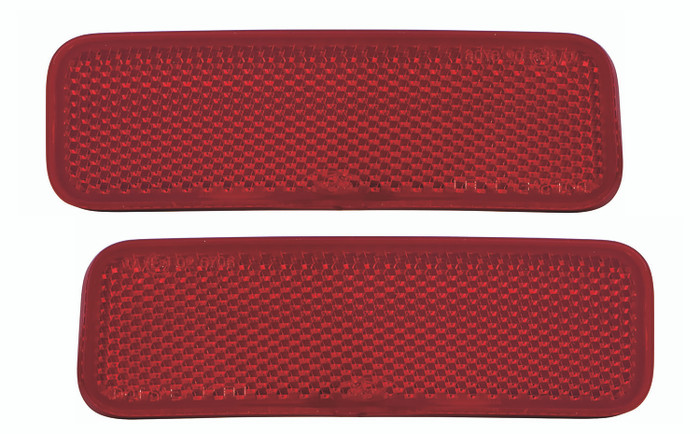 2014 Ford Transit Connect Bumper Reflector Rear Pair Set Left Driver and Passenger Right Side