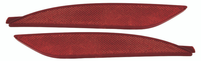 2011 Hyundai Sonata Reflector Assembly Rear Pair Set Left Driver and Passenger Right Side