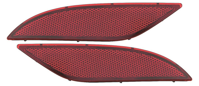 2017 Chevrolet Malibu Bumper Reflector Rear Pair Set Left Driver and Passenger Right Side