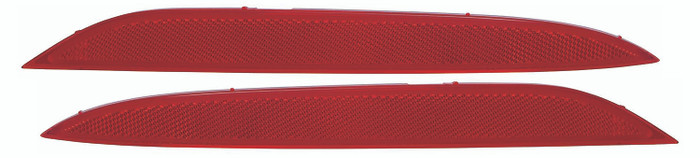 2015 Kia Forte Sedan 4 Door Bumper Reflector Rear Pair Set Left Driver and Passenger Right Side