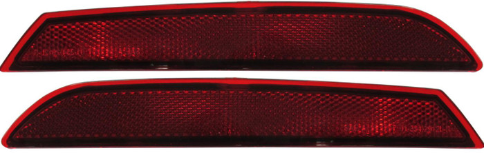 2018 BMW 5 Series Rear Reflectors - Driver Left and Passenger Right Side Without M Package BM1184110,BM1185110