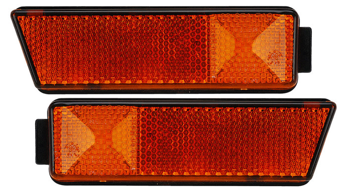1999 Volkswagen Cabrio Side Markers - Driver Left and Passenger Right Side VW2550101,VW2551101