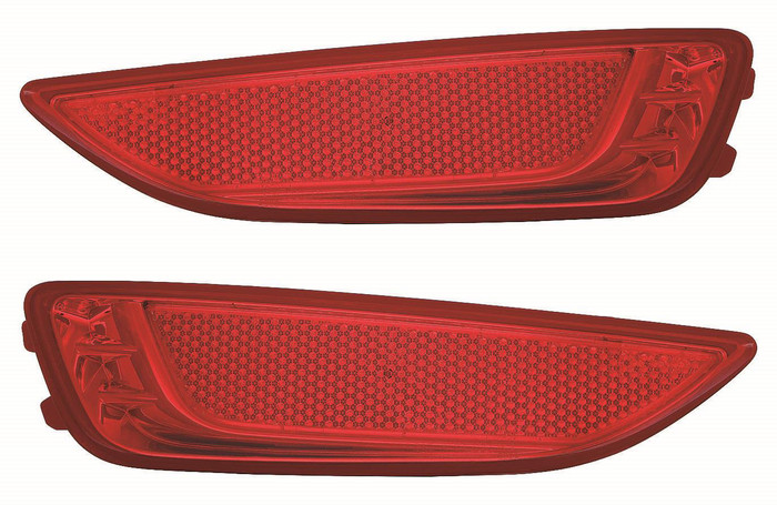 2017 Hyundai Accent Hatchback Rear Reflectors - Driver Left and Passenger Right Side