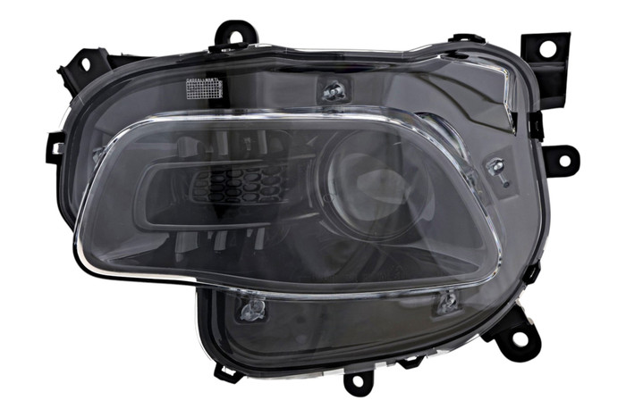 2014-2017 Jeep Cherokee Headlight Driver Left Side Halogen Black Trim