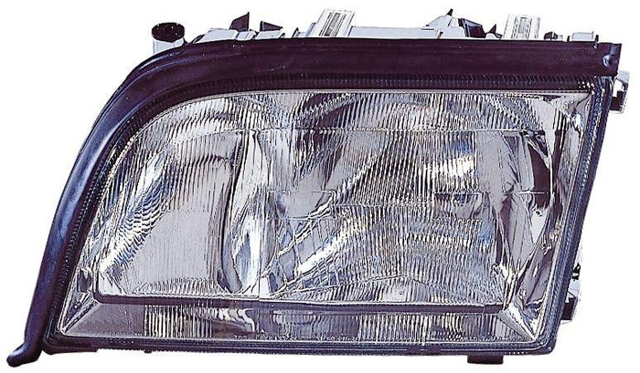 1995-1999 Mercedes Benz S Class Headlight Driver Left Side Halogen Without Parking Light