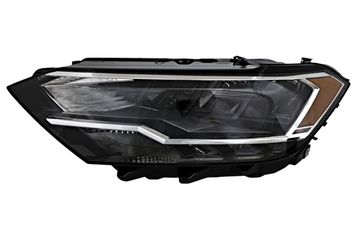 2019-2020 Volkswagen Jetta Headlight Driver Left Side Halogen Black Trim