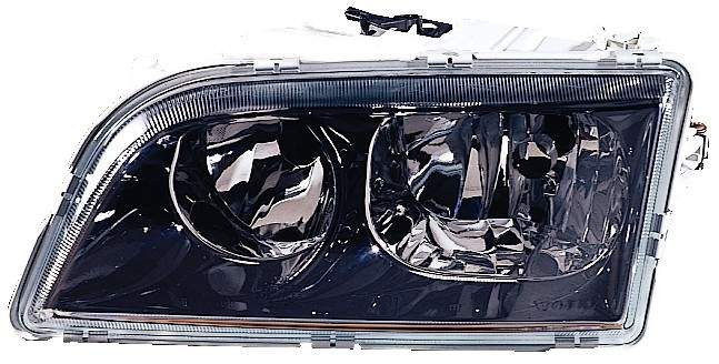 2000-2002 Volvo V40 Headlight Driver Left Side Halogen Black Trim