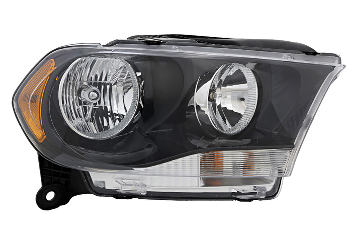 2011-2013 Dodge Durango Headlight Passenger Right Side Halogen Black Trim