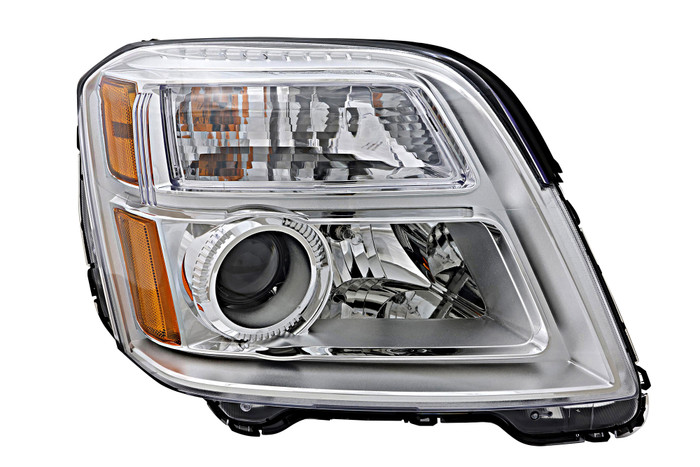 2016-2017 GMC Terrain Headlight Passenger Right Side Halogen Chrome Trim