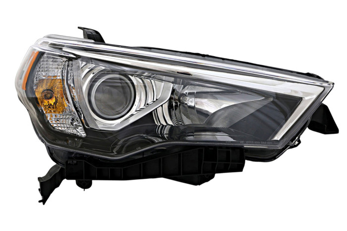 2014-2020 Toyota 4Runner Headlight Passenger Right Side Halogen Black Trim