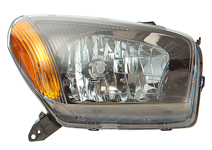 2001-2003 Toyota RAV4 Headlight Passenger Right Side Halogen Black Trim