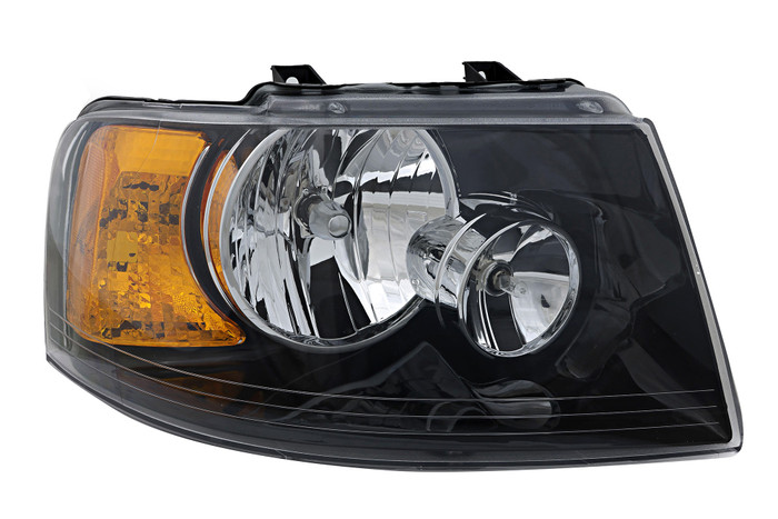 2003-2006 Ford Expedition Headlight Passenger Right Side Halogen Black Trim