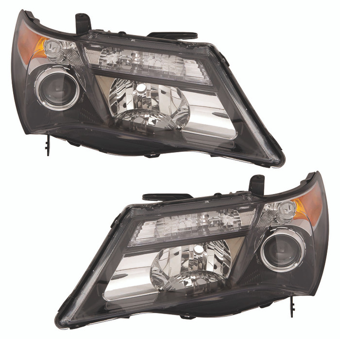 2010-2013 Acura MDX Base/Technology Headlights Driver Left and Passenger Right Side HID/Xenon