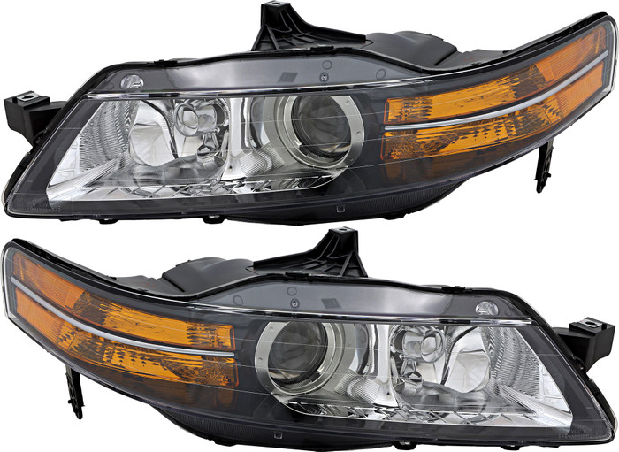 2004-2005 Acura TL Headlights Driver Left and Passenger Right Side HID/Xenon USA Built