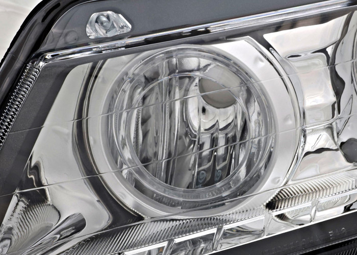 09-11 Acura TL Driver Left Side Chrome Housing Projector Headlight Headlamp