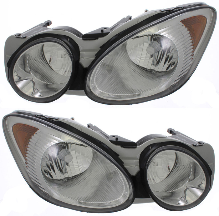 2005-2007 Buick LaCrosse Headlights Driver Left and Passenger Right Side Halogen