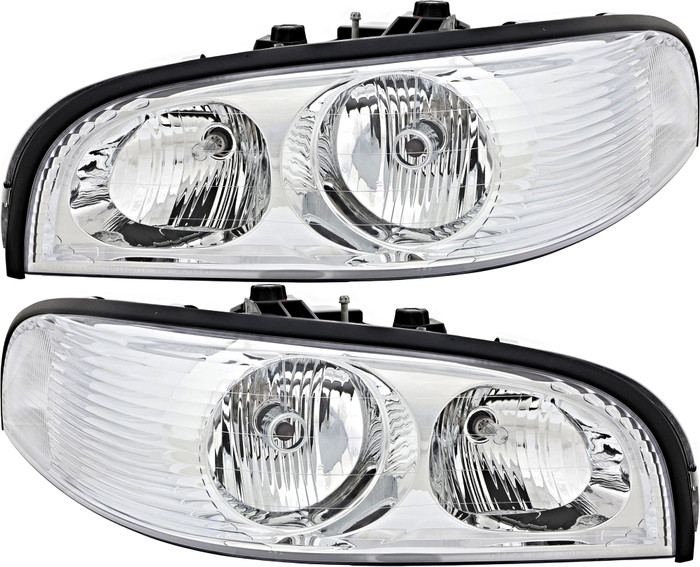 1997-2005 Buick Park Avenue Headlights Driver Left and Passenger Right Side Halogen