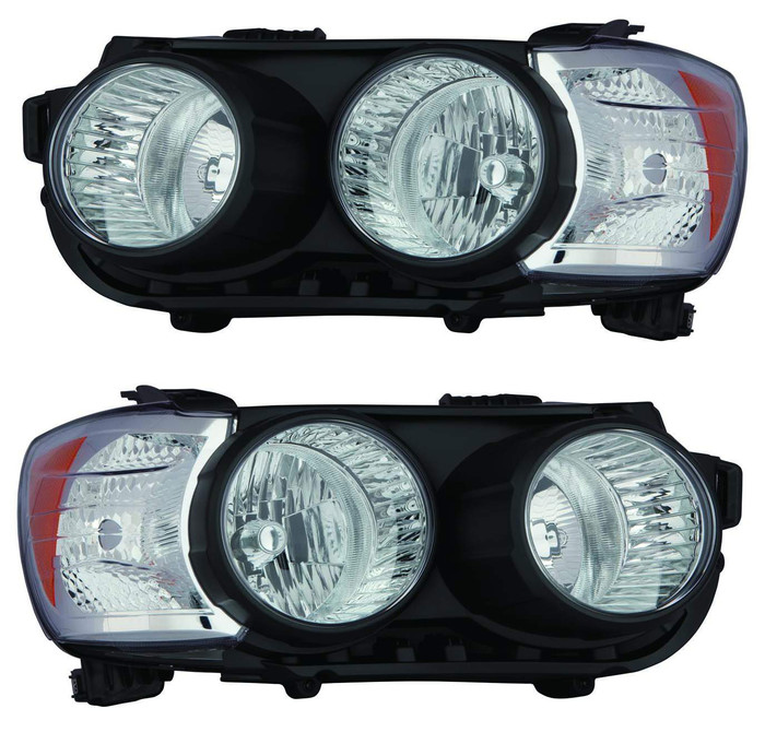 2012-2013 Chevrolet Sonic Headlights Driver Left and Passenger Right Side Halogen